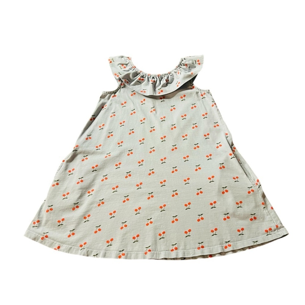 Hanna Andersson Kids' Sleeveless Dress with a Cherry Pattern Size 8
